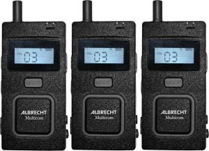 Albrecht Multicom (29961) Transceivers Full Dublex Set of 3 Pieces