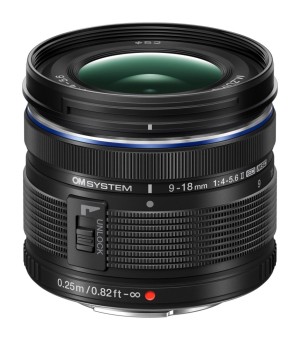 Olympus OM System 9-18mm II 1:F4-5.6 BLACK (EZ-M0918) Lense Micro FT