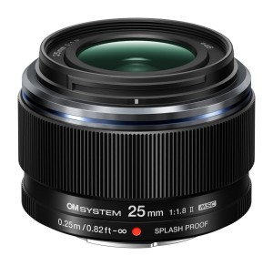Olympus 25mm 1:1.8 II BLACK M.ZUIKO DIGITAL (ES-M2518) Lense Micro FT