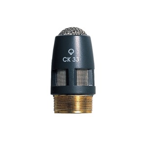 AKG CK 33 HYPERCARDIO CONDENSER MICROPHONE CAPS 20mV / Pa