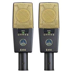 PAIR OF CONDENSER MICROPHONES C414-XLII