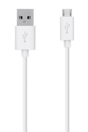 Golf, GF-UCMWH,  Καλώδιο USB σε Micro USB, White