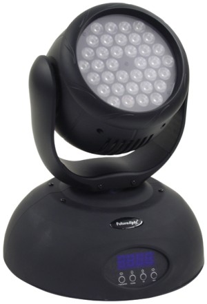 FUTURELIGHT EYE-36 LED HEADWASHB MOBILE HEAD LED BLACK WITH RGB