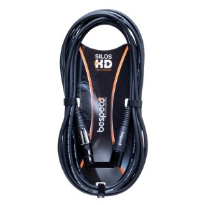 BESPECO HDFM300 SILOS HD MIC CABLE 3M BLK XLR-XLR ΜΙΚΡ. CABLE