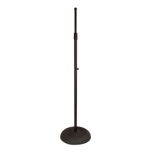 ULTIMATE JS-MCRB100 MICROPHONE BASE WITH ROUND BASE BLACK