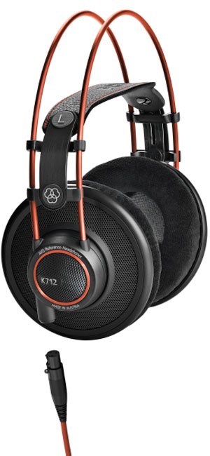 AKG K712 PRO Wired Over Ear Studio Headphones Black