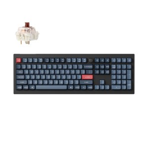 Keychron V6 Max (V6M-D4) QMK/VIA Wireless(BT/2,4/Wired) Custom Mechanical Keyboard Banana Switch 100