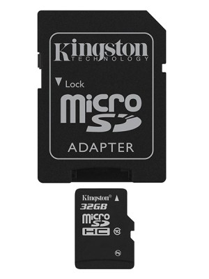 Kingston, SDC10G2/32GB,, Classe 10, U1 con adattatore (45MB/s)