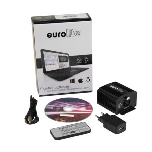 EUROLITE LED-PC-CONTROL 512 SOFTWARE DMX CON INTERFACCIA