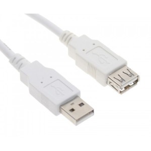 OEM, USB 2.0 AM / AF-Kabel 1.8 m Verlängerung