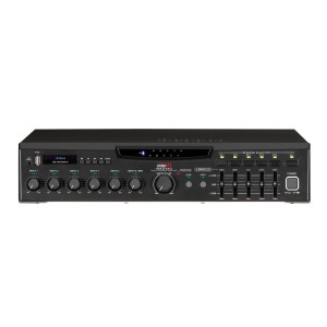 INTER-M MA-212U MEZCLADOR-AMPLIFICADOR 6 ENTRADAS 120W 4Ω / 100V 5 ZONAS