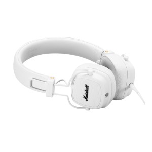 MARSHALL MAJOR III WHITE DYNAMIC HEADPHONE WHITE READ CLOSED TYPE + MIC