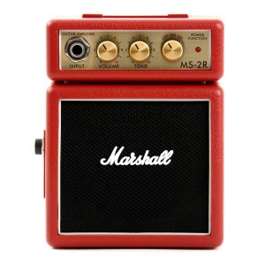 MARSHALL MS-2R MINI AMPLIFICATORE PER CHITARRA ROSSA