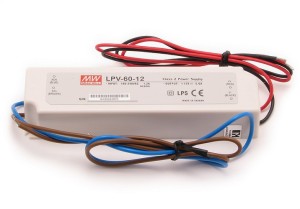 Mean Well LPV60-12 Τροφοδοτικό αδιάβροχο IP67, 12V, 5A, 60W