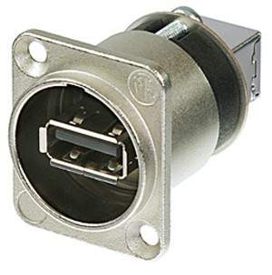 USB A-USB B ADAPTER, SEALING RING, BLACK