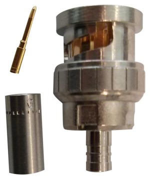 CONNECTOR BNC WITHOUT SLEEVE FOR CABLE BBC PSF 1/3