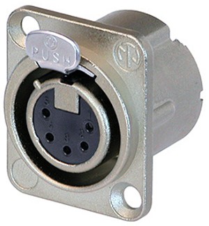 5-PIN NICKEL ΘΗΛ.XLR ΒΑΣ.ΤΕΤΡ.
