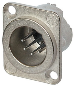 5-PIN NICKEL ΑΡΣ.XLR ΒΑΣ.ΤΕΤΡ.