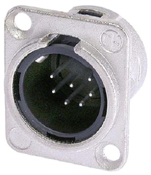 7-PIN ΜΑΥΡΟ ΑΡΣ.XLR ΒΑΣ.ΤΕΤΡ.