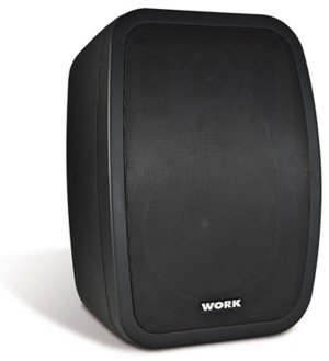 ALTAVOZ WORK NEO 4 LÍNEAS NEGRO 2 VÍAS 16W/100V-30W/8Ω, 4+0,5TW 89dB (par)