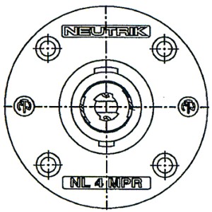 SPEAKON CHASSIS 4 / POLIC ROUND