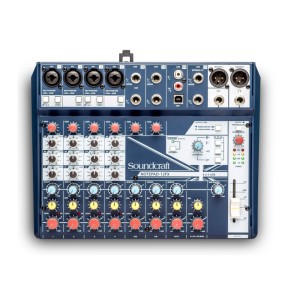 SOUNDCRAFT NOTEPAD-12FX SMALL MIXER 12 MONO MIC / LINE INPUTS