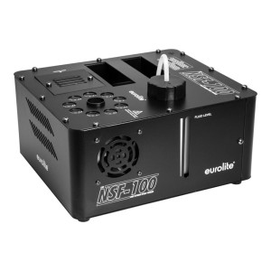 MÁQUINA DE HUMOS DE FLUJO VERTICAL 850W CON LUZ 9X3W - NSF-100 LED DMX