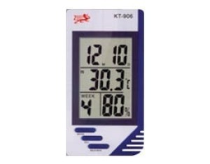OEM KT-906 Ref. termómetro e higrómetro con día / hijo y despertador