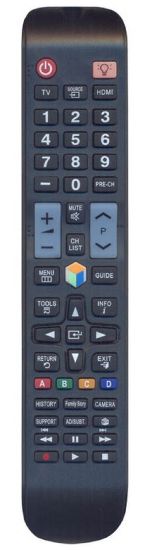 OEM, 0125, Remote control compatible with SAMSUNG Smart TV