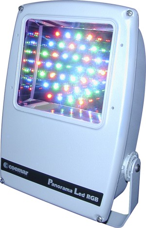 COEMAR PANORAMA LED RGB GR PROIETTORE LED RGB 36X1,2W IP66