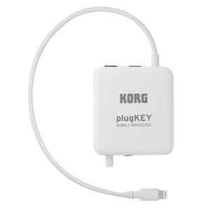 AUDIO MIDI INTERFACE FÜR IPHONE / IPAD WEISS - PLUGKEY-WH