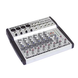 OMNITRONIC RS-802 MIXING CONSOLE 4 MONO MIC / LINE INPUTS