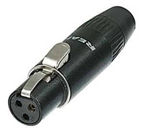 REAN TINY 3-POLE ΒΥΣΜΑ, ΘΗΛ. BLK, GOLD CONTACTS