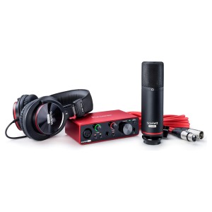 FOCUSRITE SCARLETT SOLO STUDIO 3. SOUNDKARTE SOLO 3. GEN + MIKROFON + KOPFHÖRER