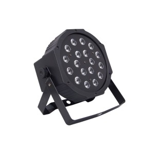 PROYECTOR LED RGB 18X1W NEGRO IP 20 - SUPERPARLED ECO 18