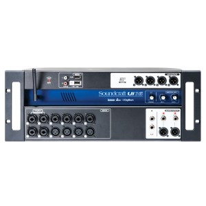 CONSOLA DE MEZCLA DIGITAL SOUNDCRAFT UI-16 DE 12 MICRÓFONOS