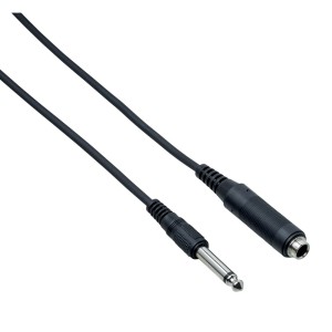 CABLE DE EXTENSIÓN BESPECO ULB300 CONECTOR 6,3mm / CONECTOR 6,3mm 3m