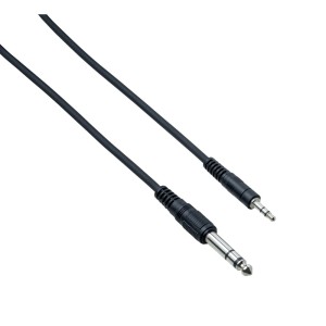 BESPECO ULE300 KABEL 6,3 STEREO JACK / 3,5 STEREO JACK 3m