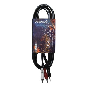 BESPECO ULJ300 ADAPTOR CABLE 3,5MM STEREO JACK / 2XRCA 3m