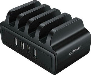 Stazione di ricarica USB ORICO DUK-4P, 4x USB, 30W, nera