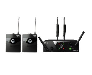 AKG WMS 40 MINI2 INSTR SISTEMA MANUALE WIRELESS 2 FREQUENTI. UHF