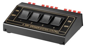 GOOBAY Switch 4 Lautsprecherset 11934, bis 200W, schwarz