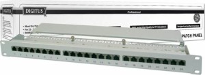 Digitus DN-91624S Patch Panel Cat 6 STP con 24 porte grigio