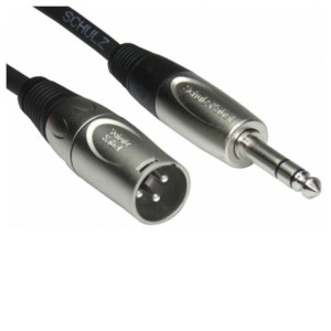 Schulz Kabel ARH1 Καλώδιο XLR Αρσενικό σε Jack 6.3mm Stereo 1m