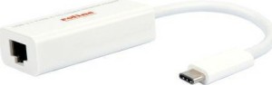 Adattatore di rete USB-C Roline 12.02.1109 per connessione Ethernet cablata