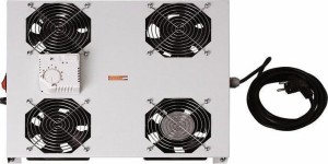 Digitus 4 Ventiladores con Termostato para Rack de Pared Y-DN-19 Blanco