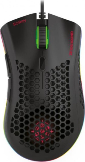 Ratón para juegos Zeroground MS-4100G Soriin Pro RGB negro