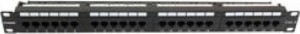 Safewell Patch Panel for Rack 1U 19 24 Ports cat6 Black