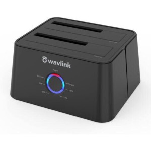 Docking Station Wavlink para 2 Discos Duros SATA 2.5/3.5 con conexión USB 3.0 (WL-ST334UA)