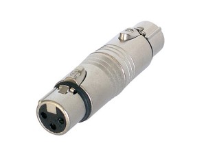 NEUTRIK NA3FF ADAPTER XLR FEMALE-XLR FEMALE